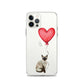 Cat with Balloon Siamese Clear Case for iPhone®