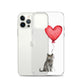 Cat with Balloon British Shorthair Clear Case for iPhone®