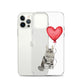 Cat with Balloon Maine Coon Clear Case for iPhone®