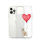 Cat with Balloons Ragdoll Clear Case for iPhone®