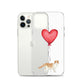 Cat with Balloon Scottish Fold Clear Case for iPhone®