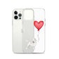 Dog with Balloon White Poodle Clear Case for iPhone®