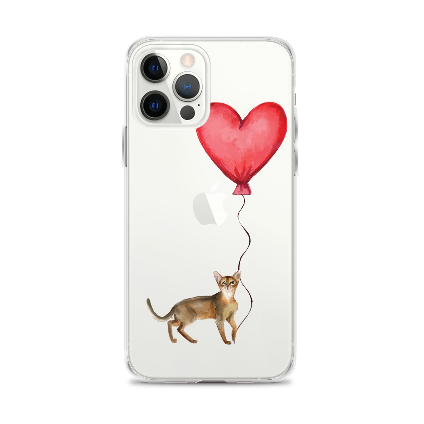 Cat with Balloon Abyssinian Case for iPhone®