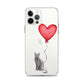 Cat with Balloon Blue Russian Clear Case for iPhone®