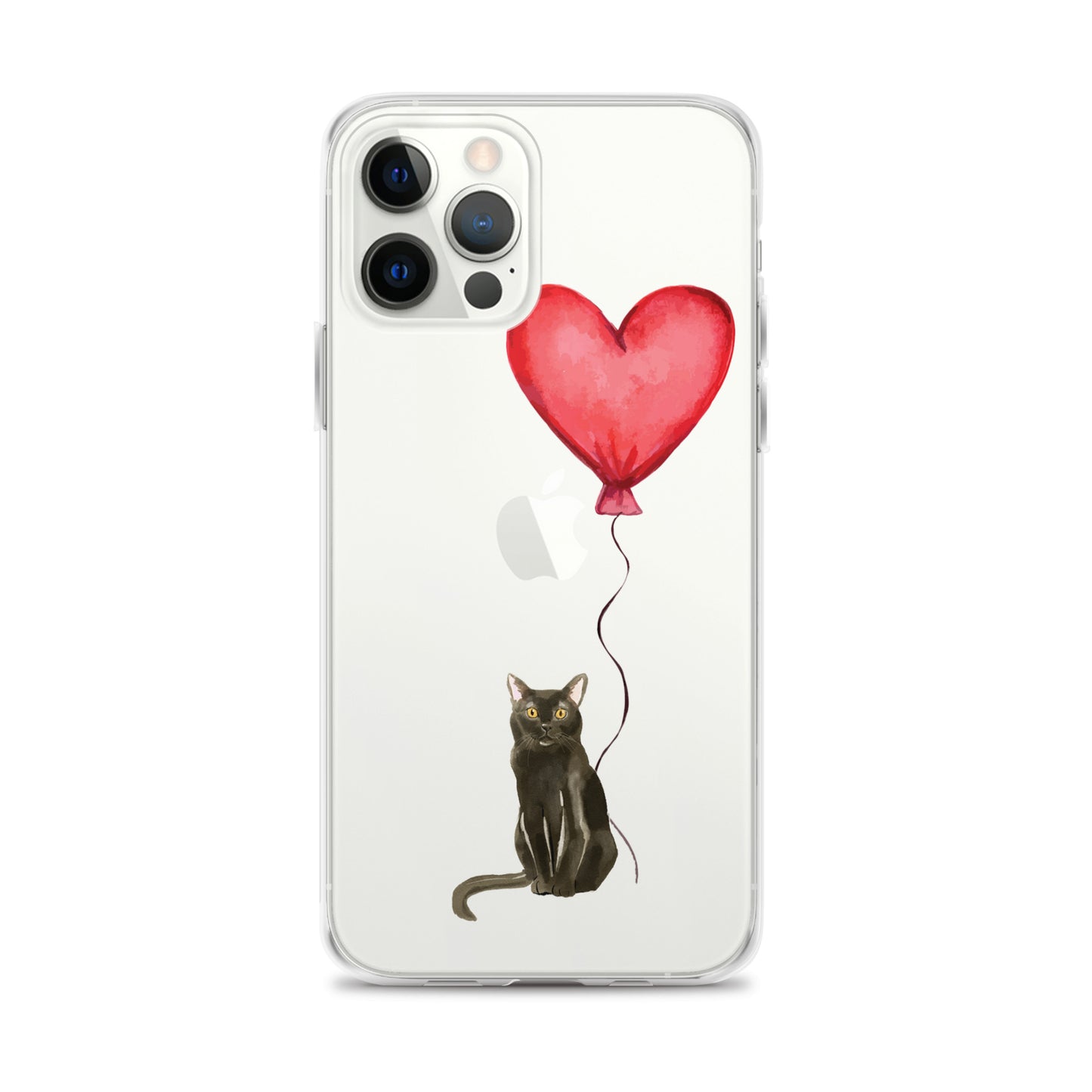 Cat with Balloon Bombay Clear Case for iPhone®