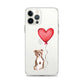 Dog with Balloon Staffie Bulldog Terrier Clear Case for iPhone®