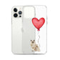 Cat with Balloons Ragdoll Clear Case for iPhone®