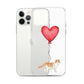 Cat with Balloon Scottish Fold Clear Case for iPhone®