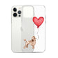 Dog with Balloon Brown Poodle Clear Case for iPhone®