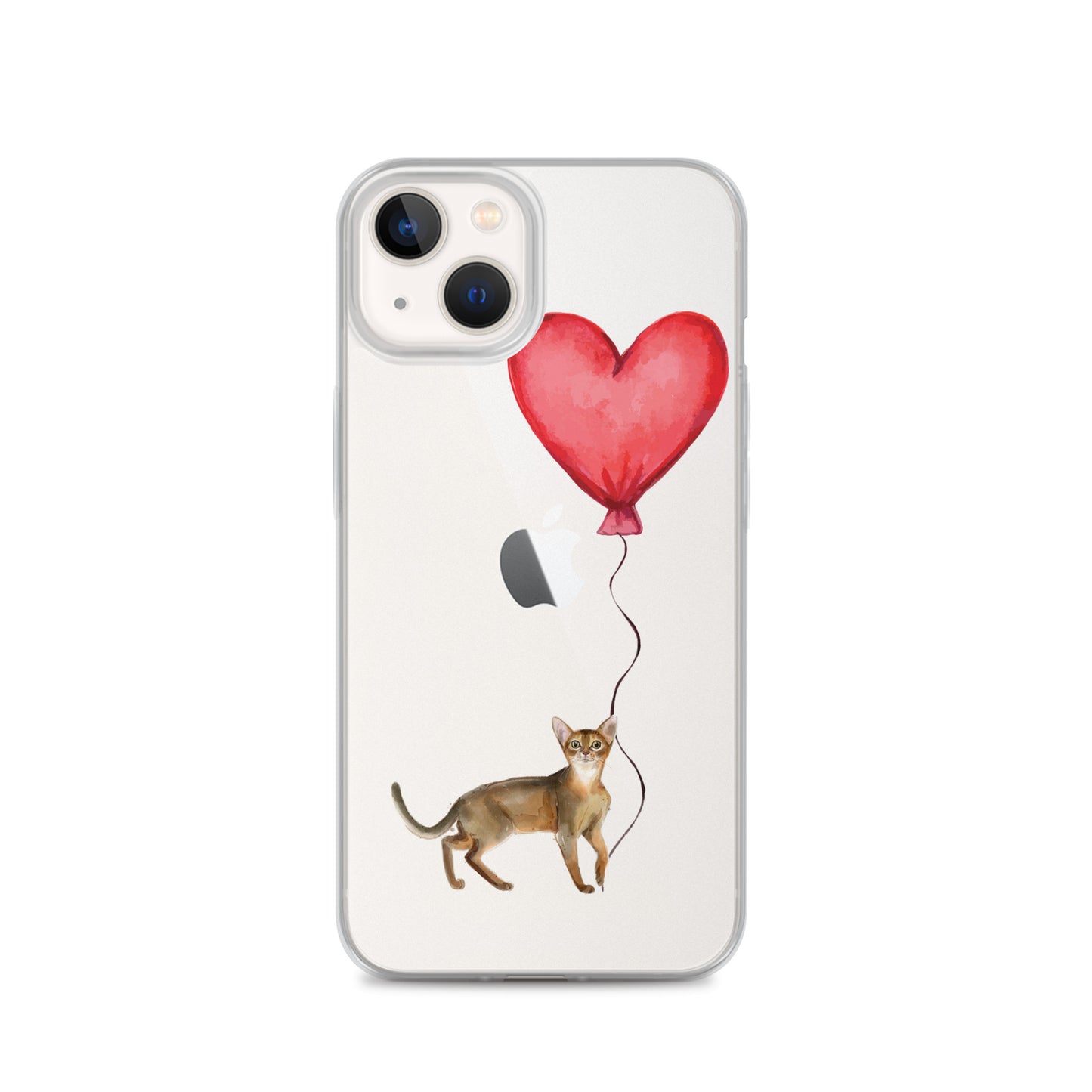 Cat with Balloon Abyssinian Case for iPhone®