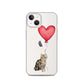 Cat with Balloon Brown Tabby Case for iPhone®