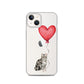 Cat with Balloon Silver Tabby Case for iPhone®