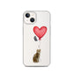 Cat with Balloon Bengal Clear Case for iPhone®