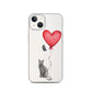 Cat with Balloon Blue Russian Clear Case for iPhone®