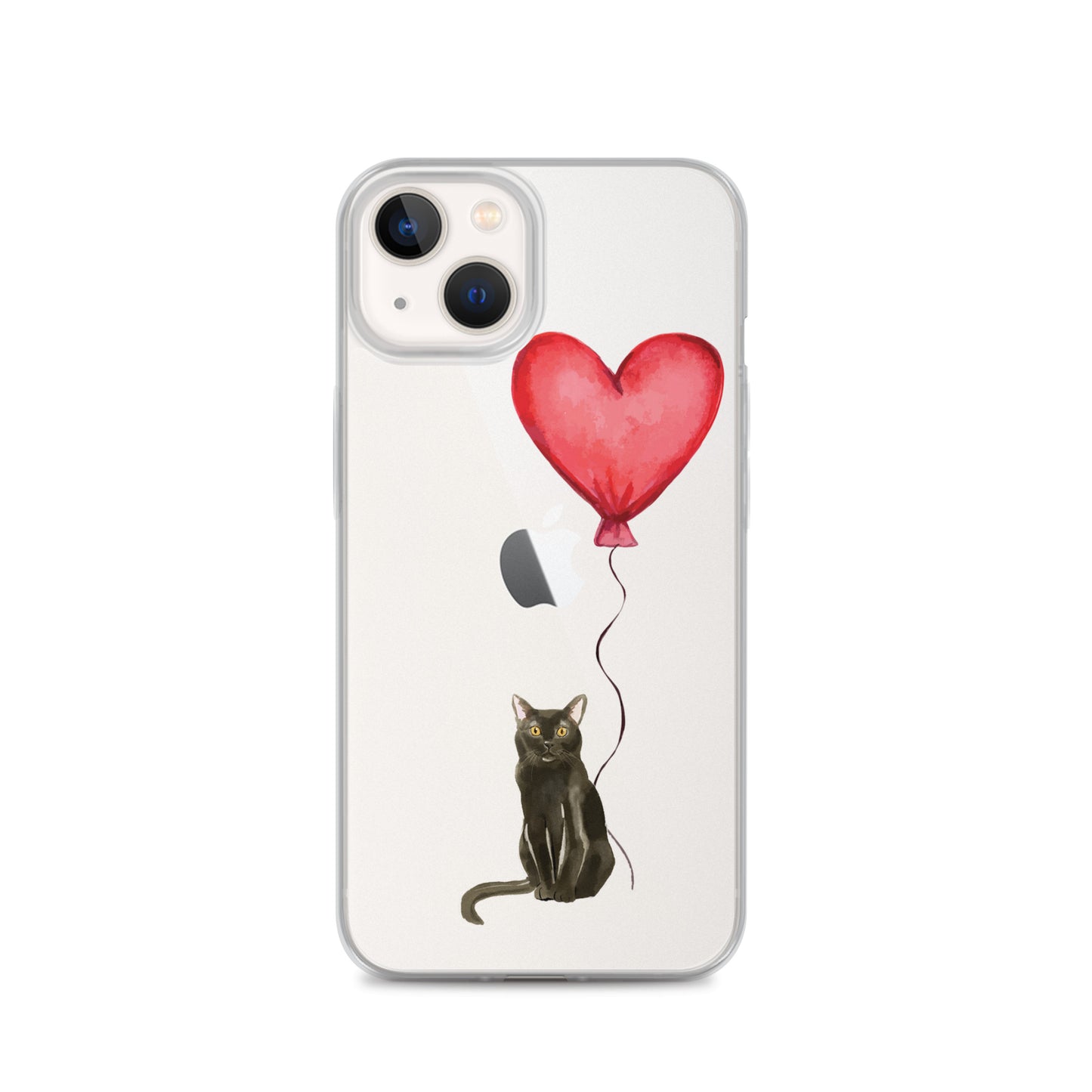 Cat with Balloon Bombay Clear Case for iPhone®