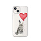 Cat with Balloon Maine Coon Clear Case for iPhone®