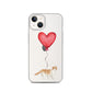 Cat with Balloon Scottish Fold Clear Case for iPhone®