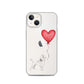 Dog with Balloon White Poodle Clear Case for iPhone®