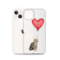 Cat with Balloon Brown Tabby Case for iPhone®