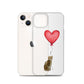 Cat with Balloon Bengal Clear Case for iPhone®