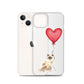 Cat with Balloon Blonde Birman Clear Case for iPhone®