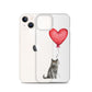 Cat with Balloon British Shorthair Clear Case for iPhone®