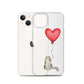 Cat with Balloon Ragamuffin Clear Case for iPhone®