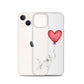 Dog with Balloon White Poodle Clear Case for iPhone®