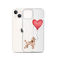 Dog with Balloon Brown Poodle Clear Case for iPhone®