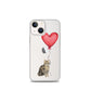 Cat with Balloon Brown Tabby Case for iPhone®