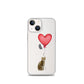 Cat with Balloon Bengal Clear Case for iPhone®