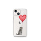 Cat with Balloon British Shorthair Clear Case for iPhone®