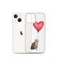 Cat with Balloon Brown Tabby Case for iPhone®