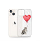 Cat with Balloon Silver Tabby Case for iPhone®