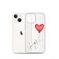 Dog with Balloon White Poodle Clear Case for iPhone®