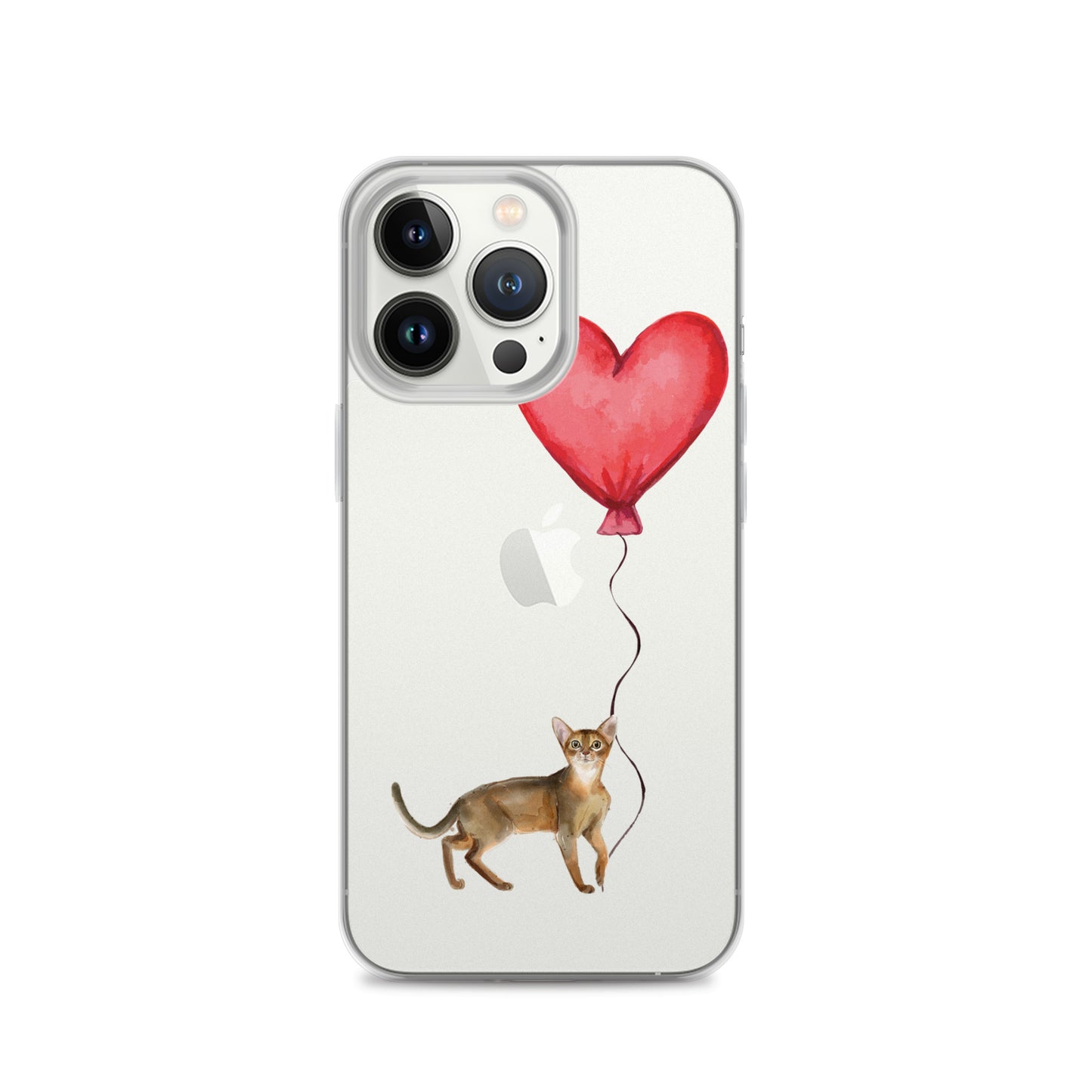 Cat with Balloon Abyssinian Case for iPhone®