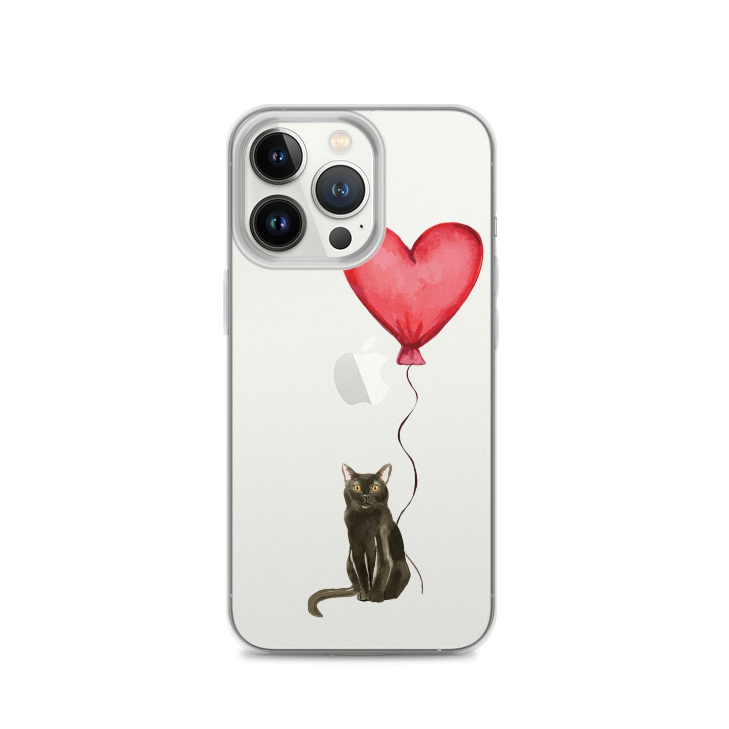 Cat with Balloon Bombay Clear Case for iPhone®