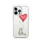 Cat with Balloon Ragamuffin Clear Case for iPhone®