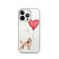 Dog with Balloon Brown Poodle Clear Case for iPhone®