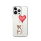 Dog with Balloon Staffie Bulldog Terrier Clear Case for iPhone®