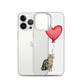 Cat with Balloon Brown Tabby Case for iPhone®