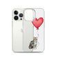 Cat with Balloon Silver Tabby Case for iPhone®