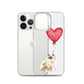 Cat with Balloon Blonde Birman Clear Case for iPhone®