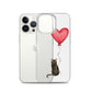 Cat with Balloon Bombay Clear Case for iPhone®