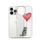 Cat with Balloon British Shorthair Clear Case for iPhone®