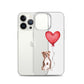 Dog with Balloon Staffie Bulldog Terrier Clear Case for iPhone®