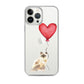 Cat with Balloon Blonde Birman Clear Case for iPhone®