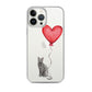 Cat with Balloon Blue Russian Clear Case for iPhone®