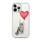 Cat with Balloon Maine Coon Clear Case for iPhone®