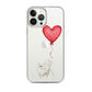 Cat with Balloon Persian Clear Case for iPhone®